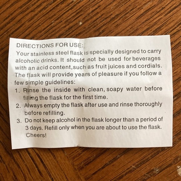 Stainless steel flask - Picture 4 of 5